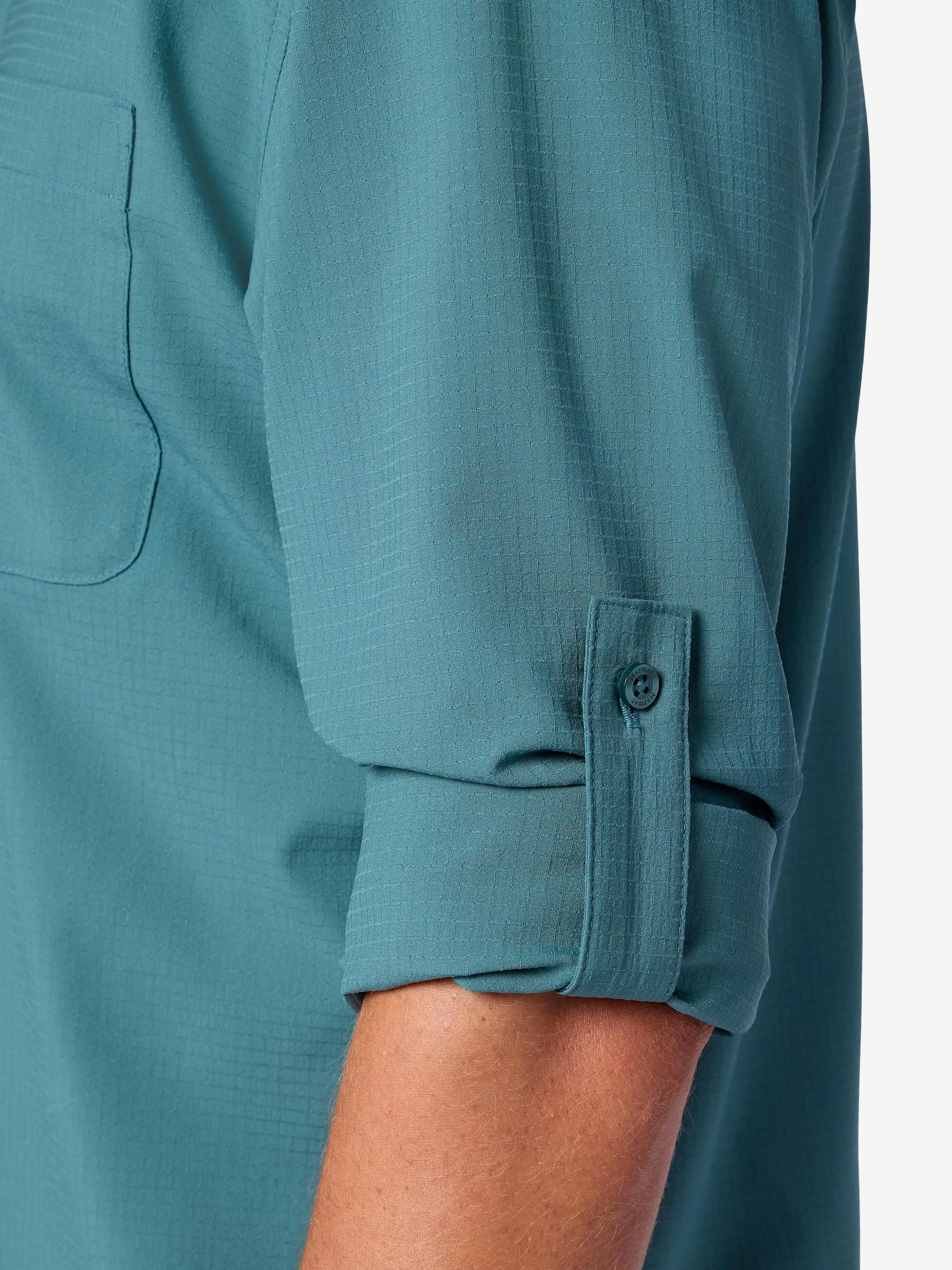 Men's AirExchange Perforated Long-Sleeve Collared Shirt (Spring 2026)