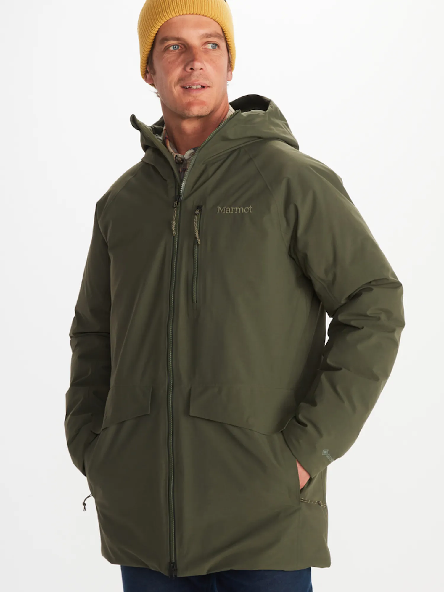 Marmot Men's GORE-TEX® Oslo Down Jacket in Nori