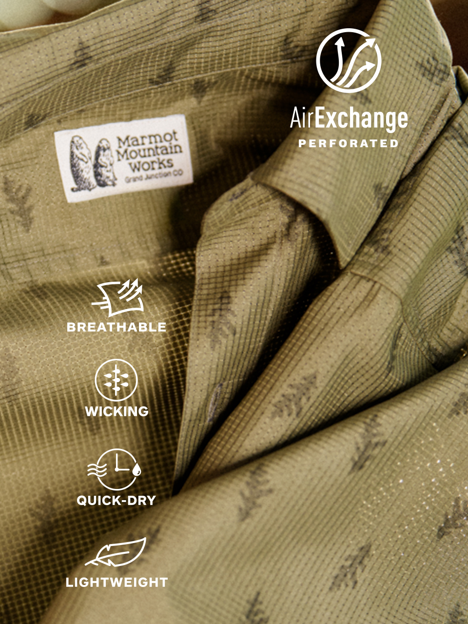 Men's AirExchange Perforated Short-Sleeve Shirt (Spring 2025) | Marmot