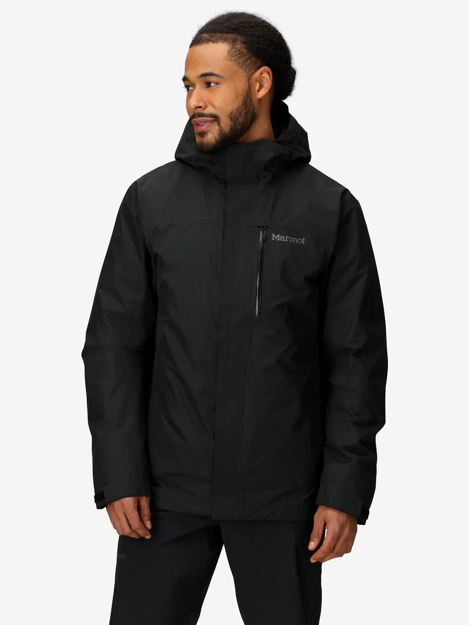 Marmot Men's Ramble Component 3 in 1 Waterproof Jacket in Black