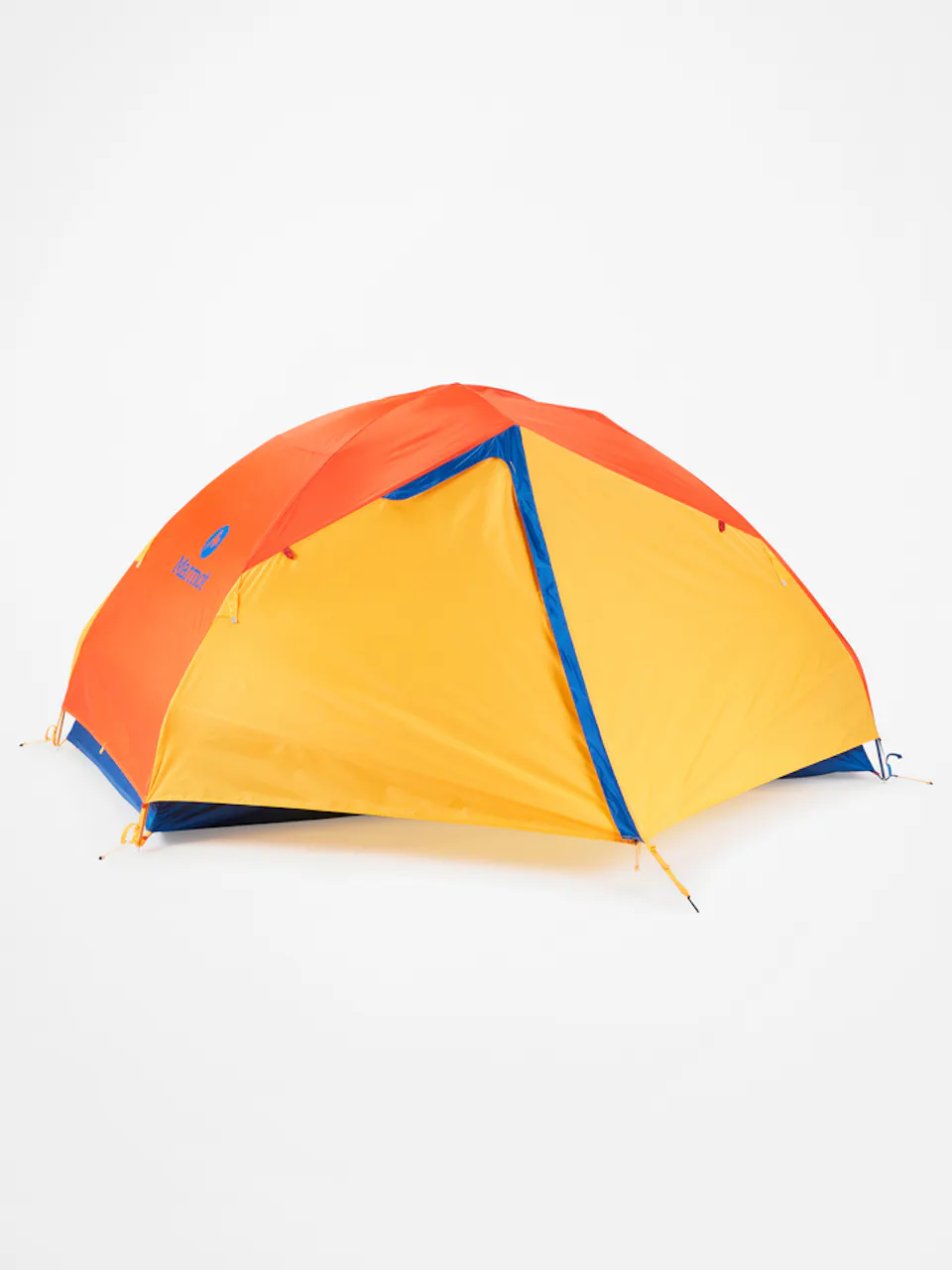 pitched tent