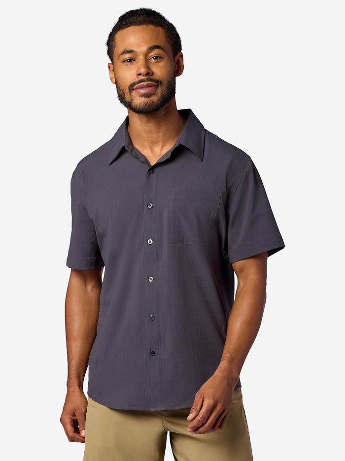 Men's AirExchange Perforated Short-Sleeve Shirt