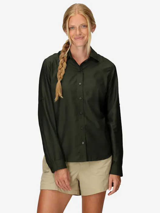 Women's AirExchange Perforated Long-Sleeve Shirt
