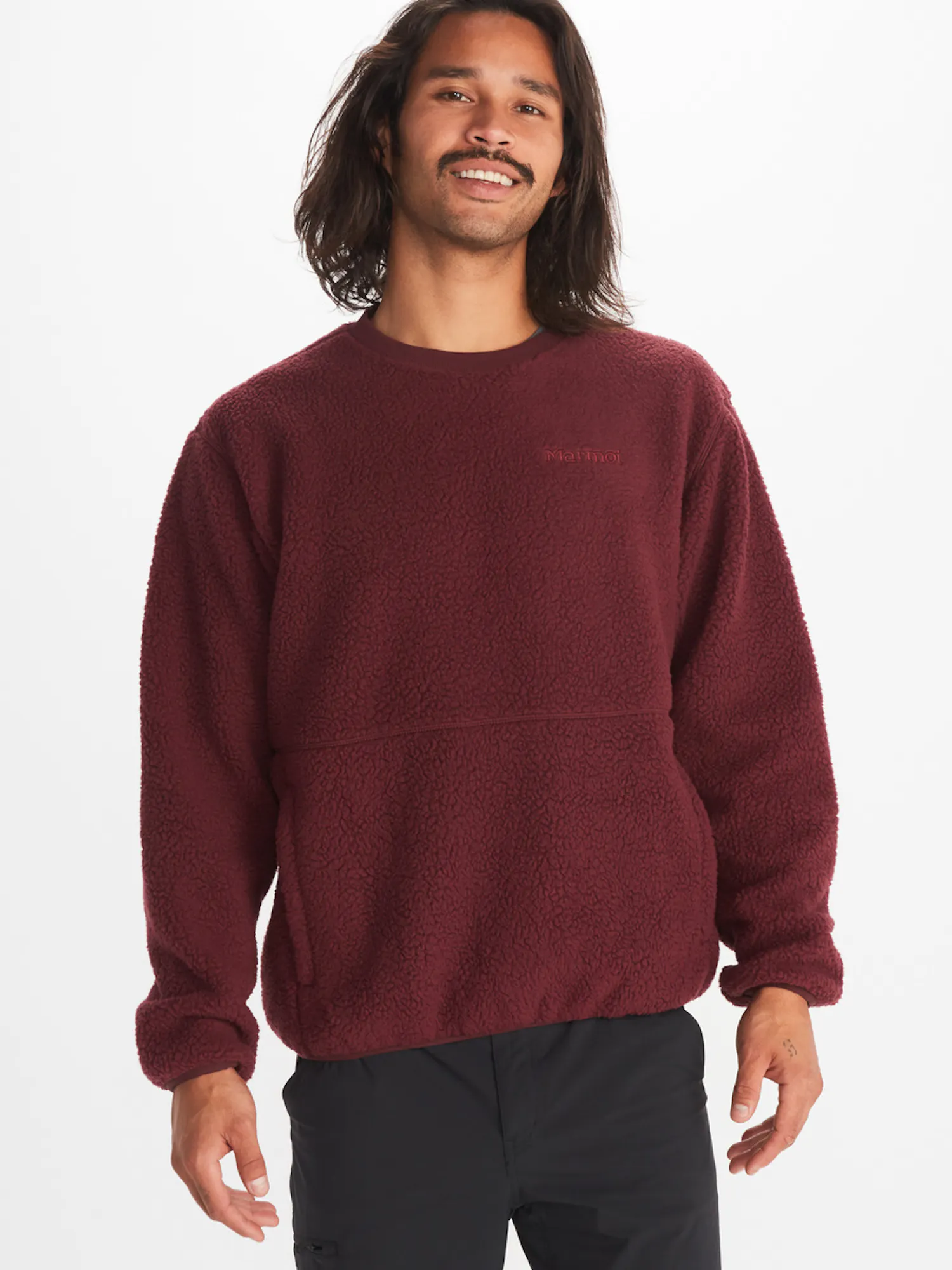 Marmot Men's Aros Fleece Pullover in Port Royal