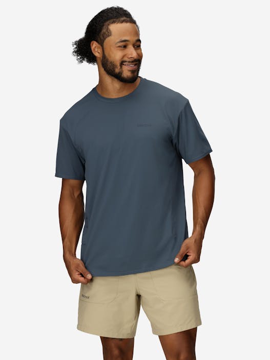 Men's AirExchange UPF 50 Short-Sleeve Crew