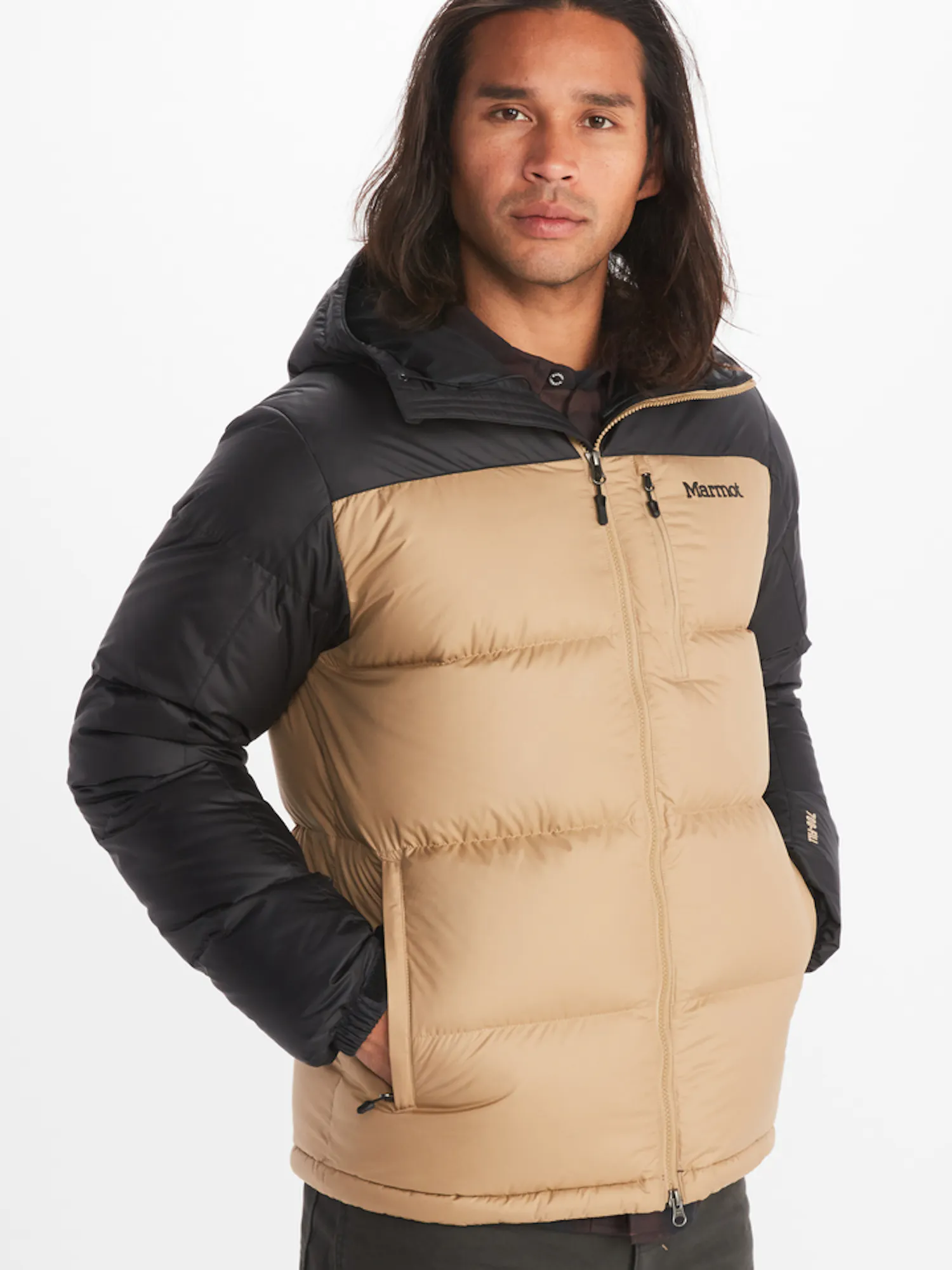 Marmot Men's Guides Down Hoody in Shetland/Black