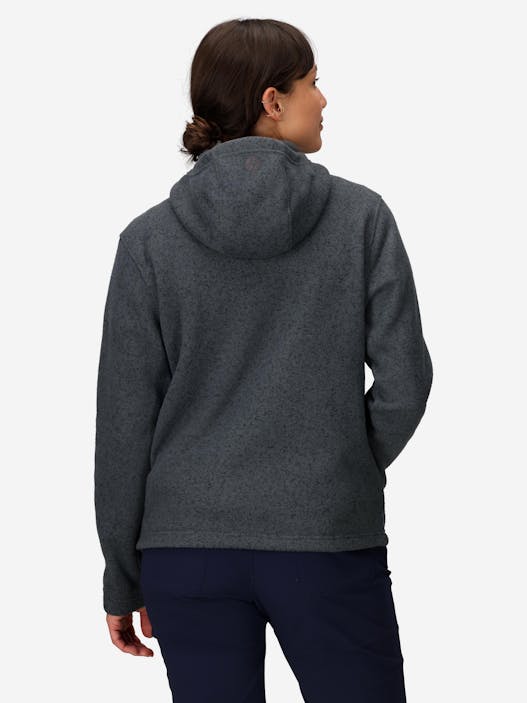 Women's Drop Line Sweater Fleece Full-Zip Hoody