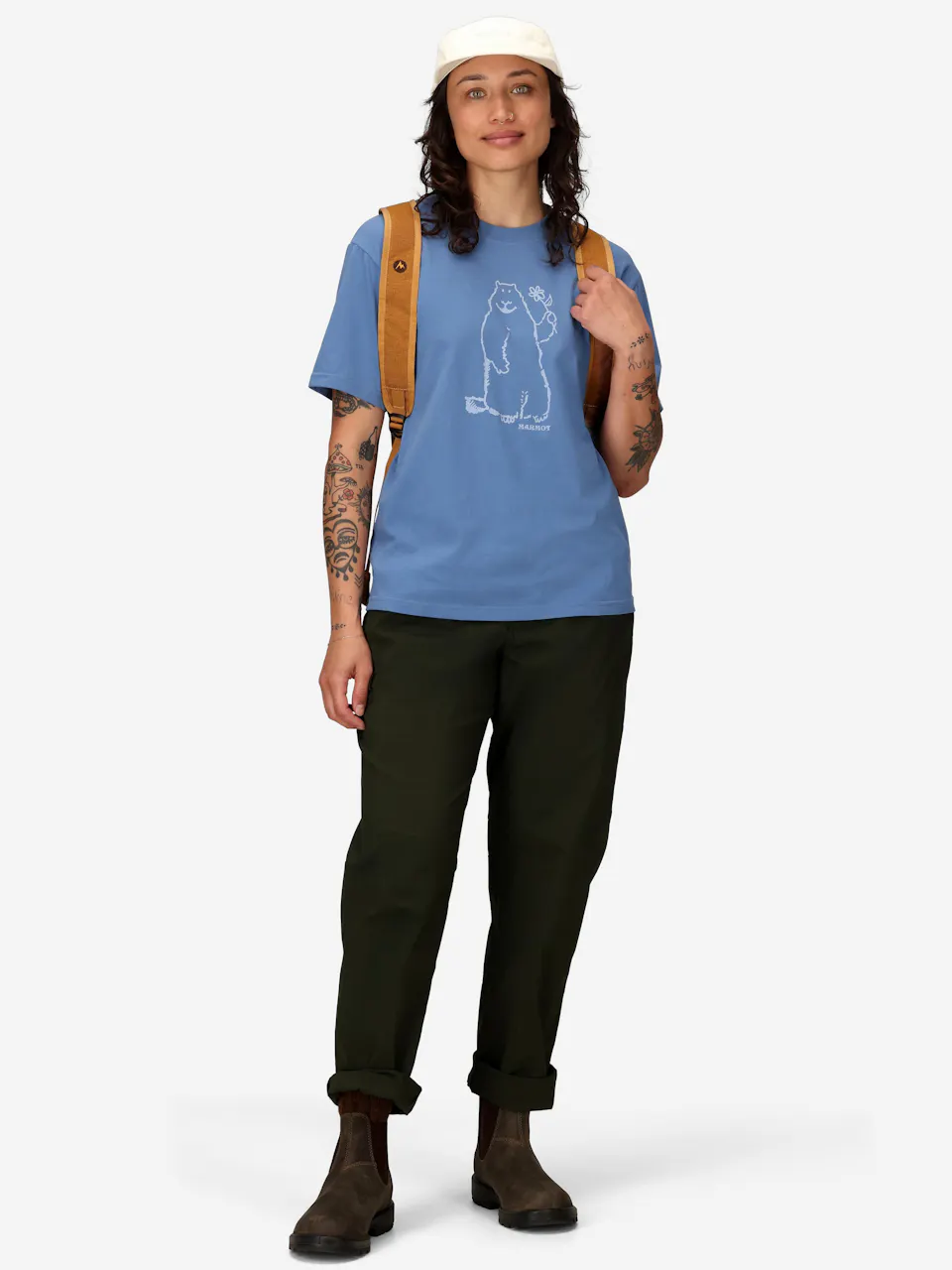 Wm's Flower Marty Tee SS