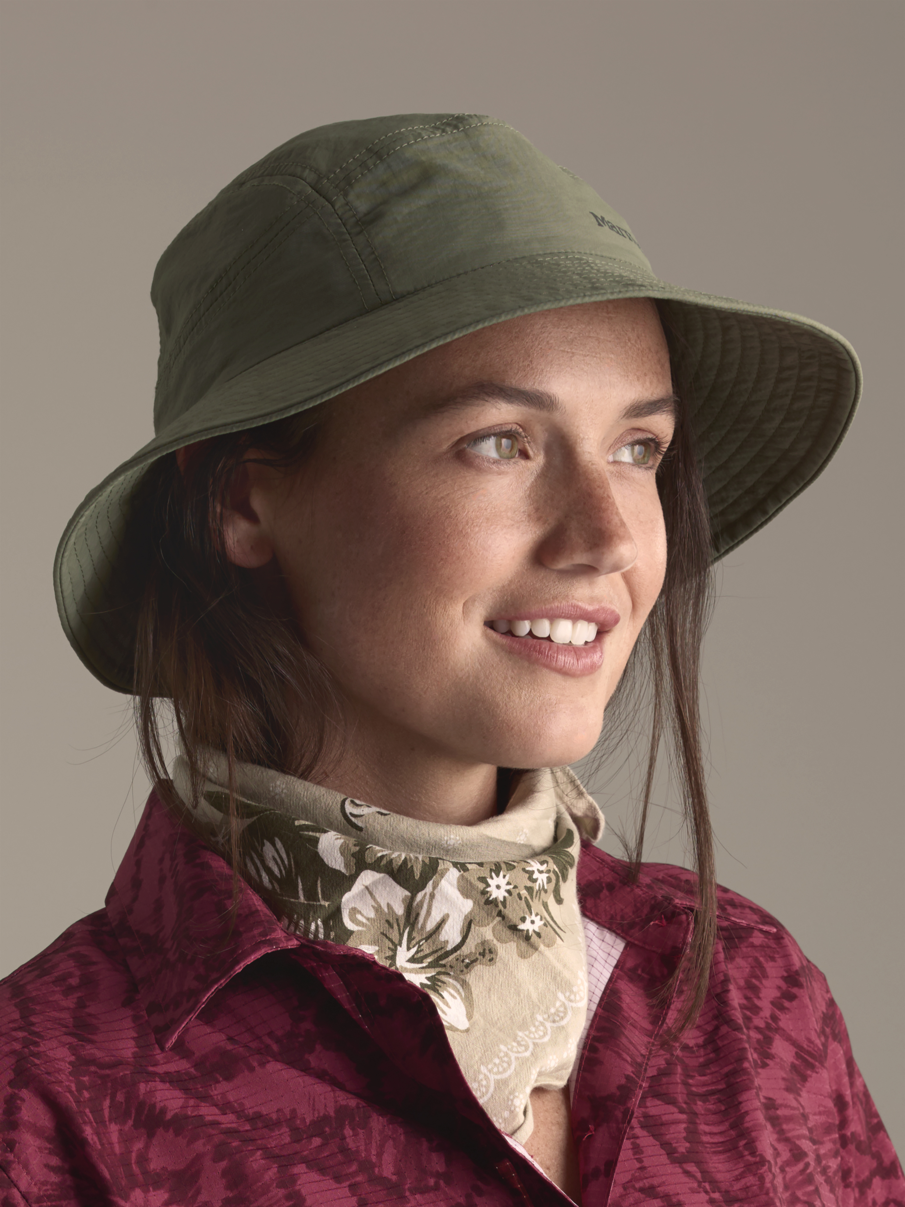 Marmot AirExchange UPF 50 Sun Hat in Olive Grove 55$