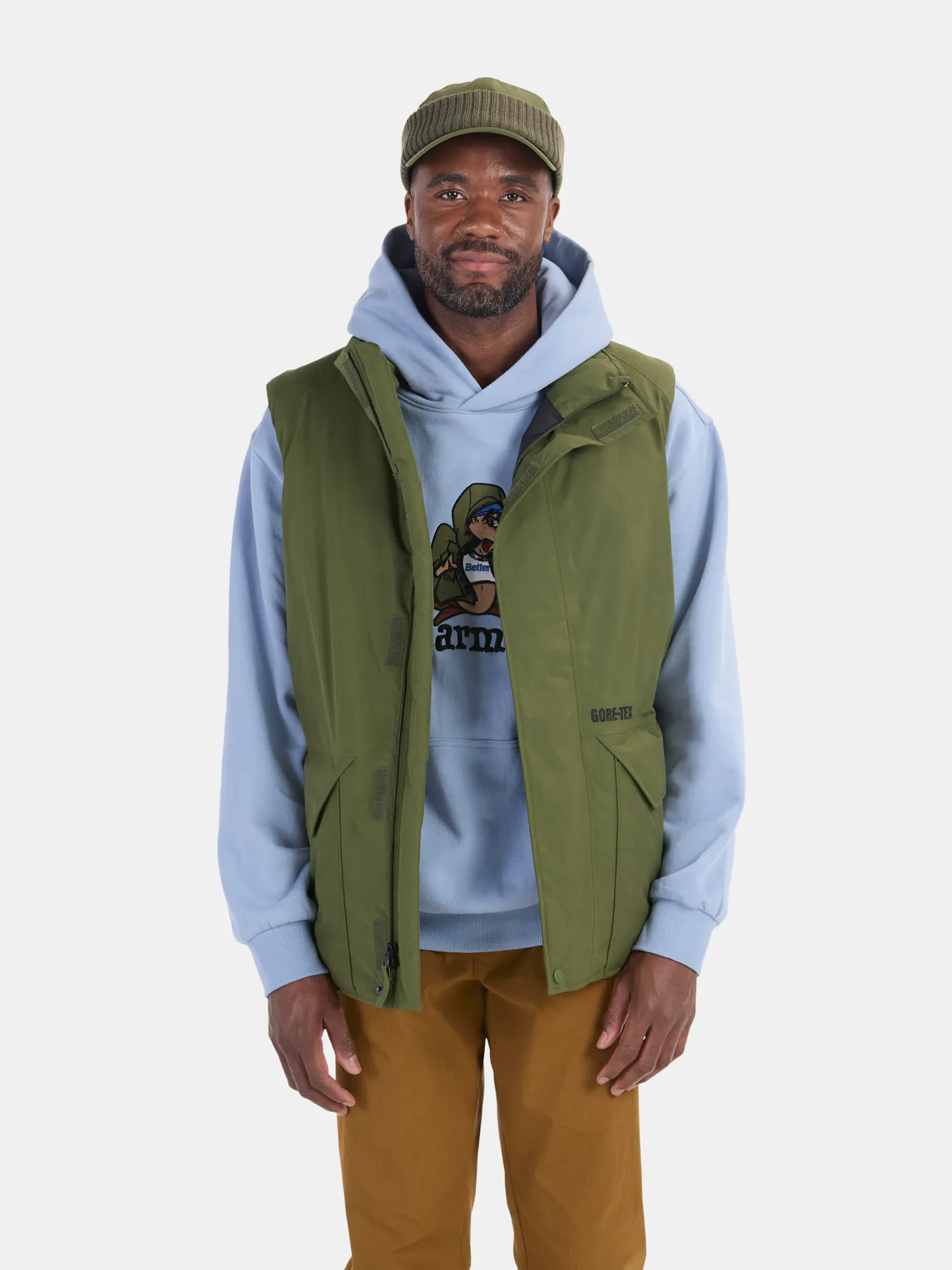 Marmot x Better™ Gift Shop Mammoth Gore-Tex® Vest (2024) in Better Khaki