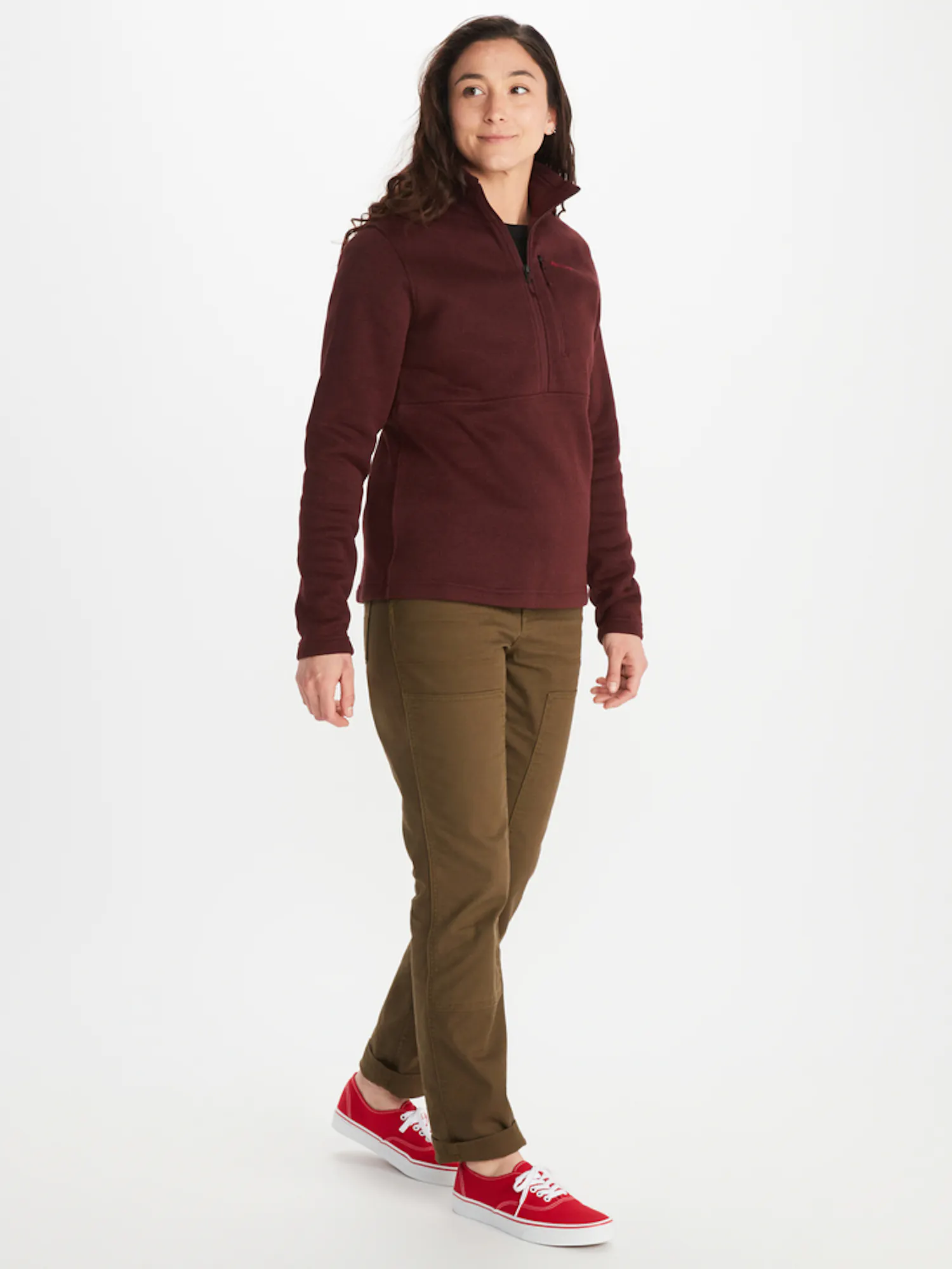 Marmot Women's Drop Line 1/2-Zip Jacket in Port Royal