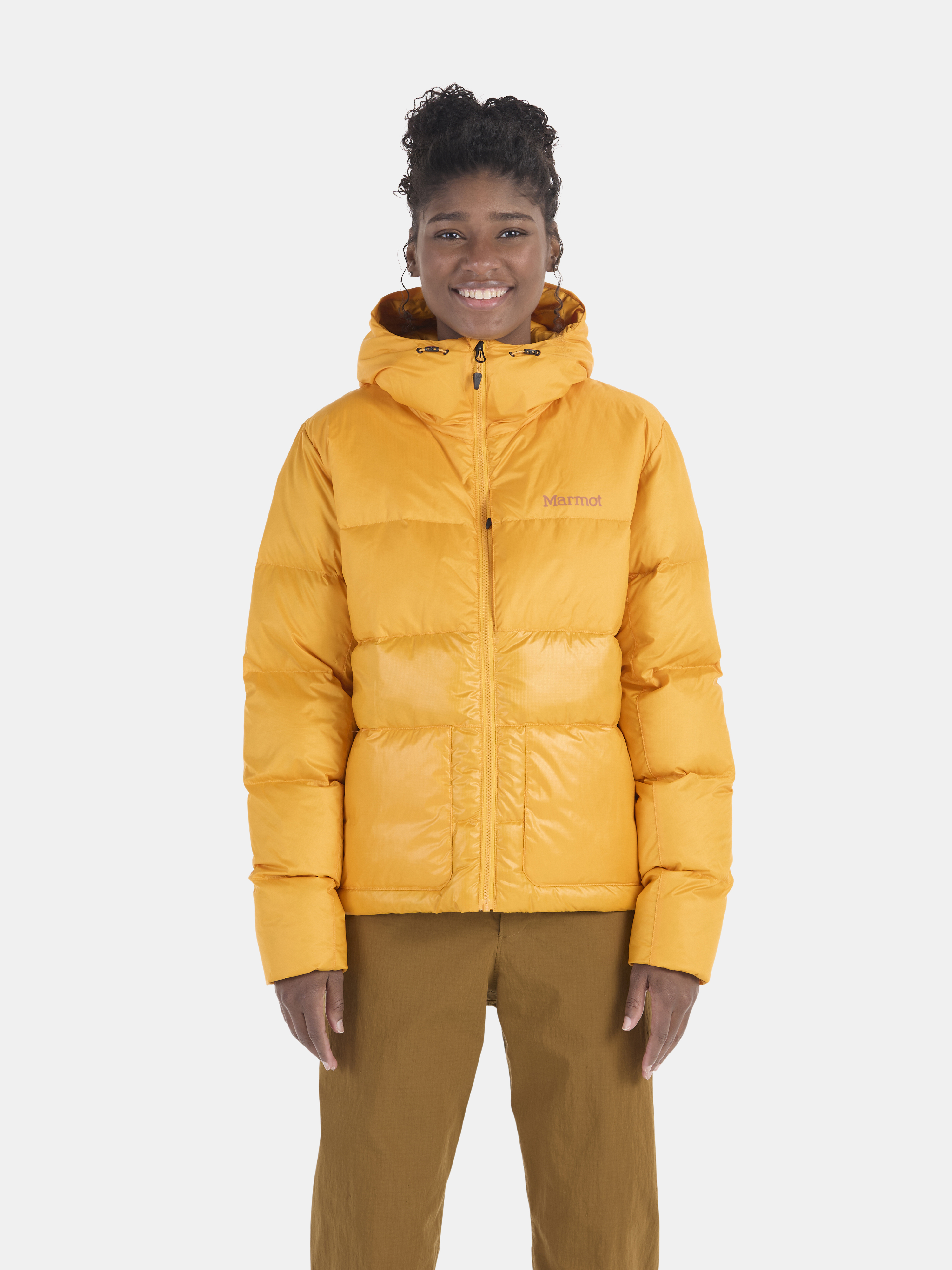 Marmot hooded down jacket online