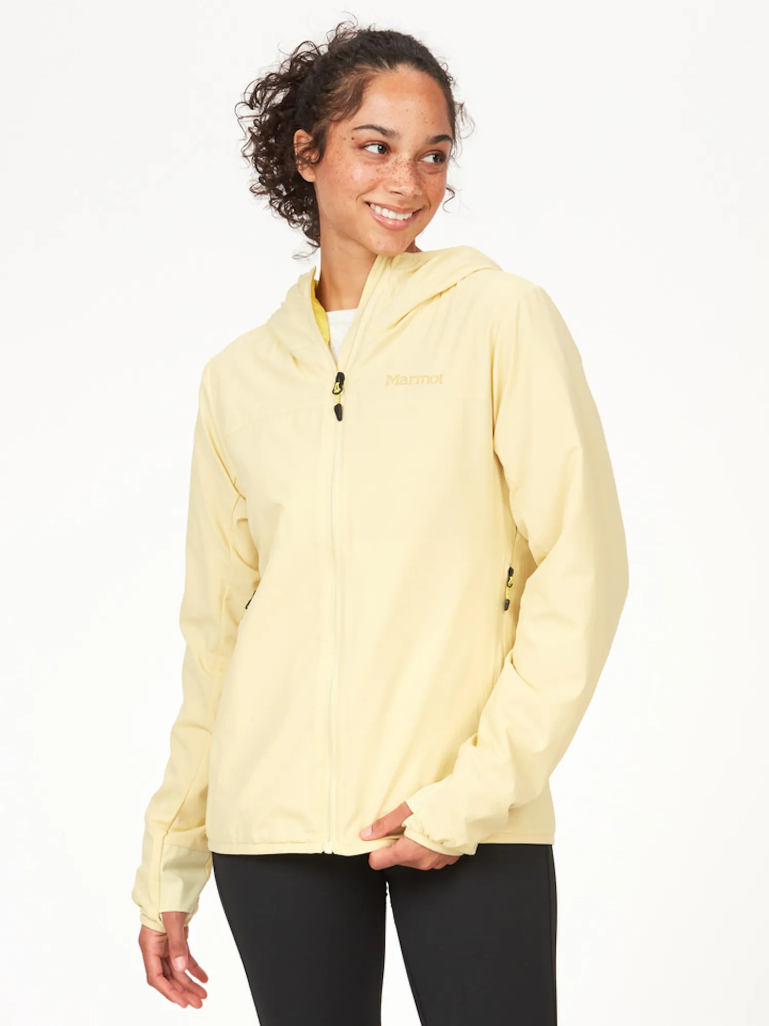 Marmot Women's Alt HB Hoody (2023) in Wheat
