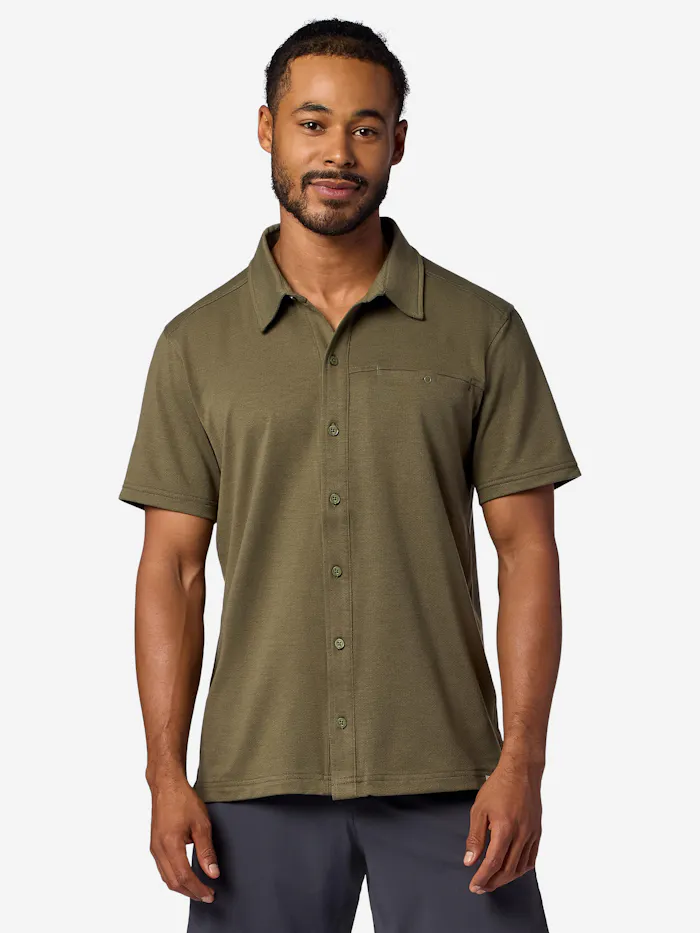 Men's Sereno Short-Sleeve Collared Shirt