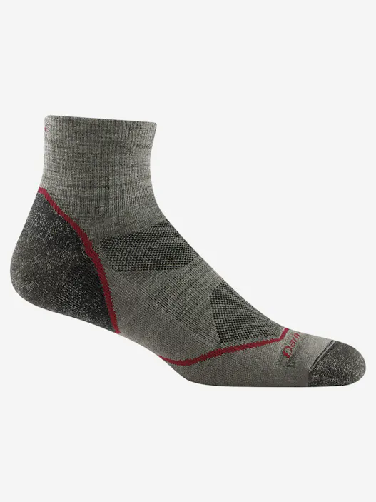 Men's Light Hiker 1/4 Lightweight with Cushion Hiking Socks