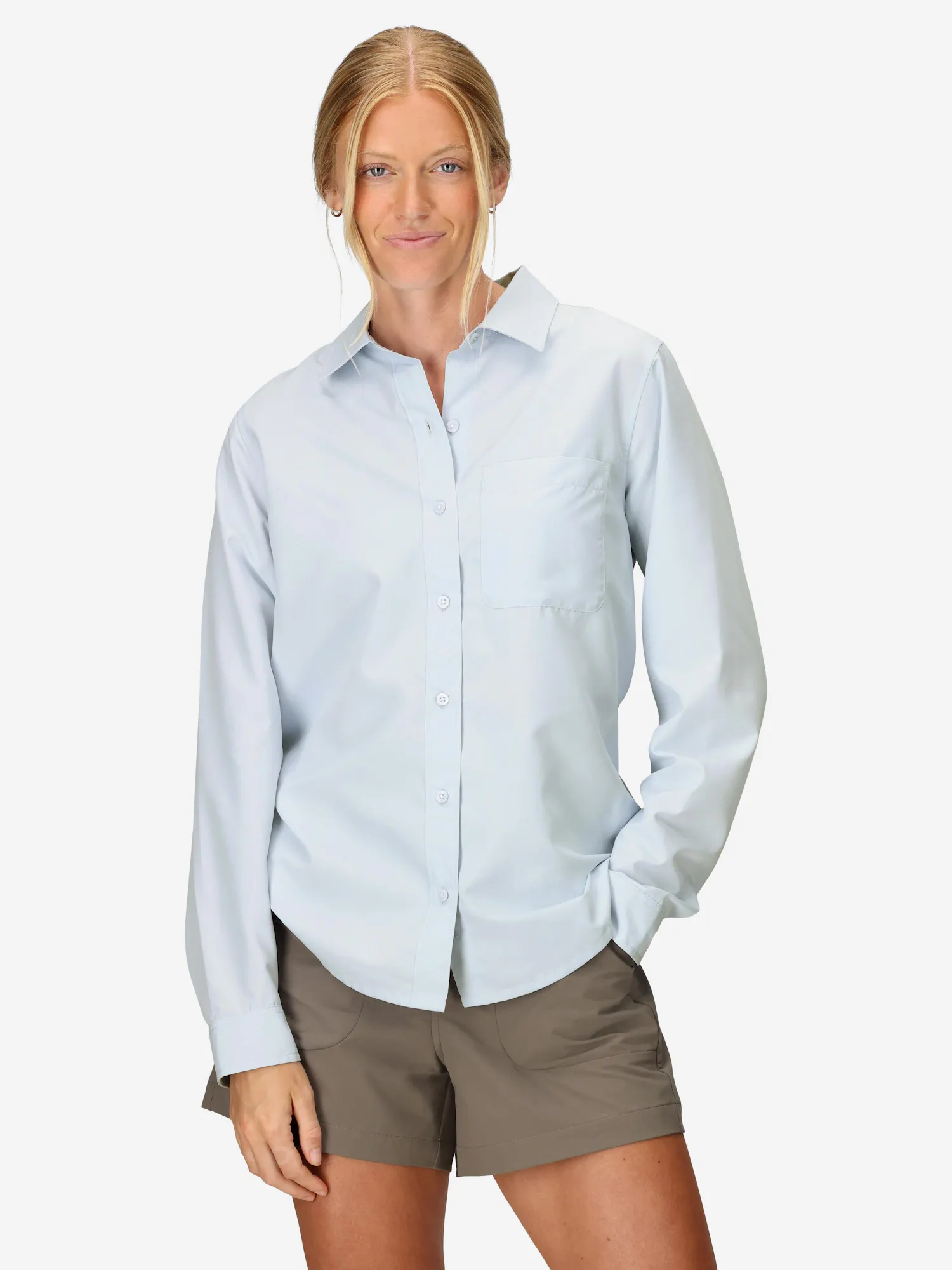 Marmot Women's AirExchange UPF 40 Long-Sleeve Shirt in Vapor