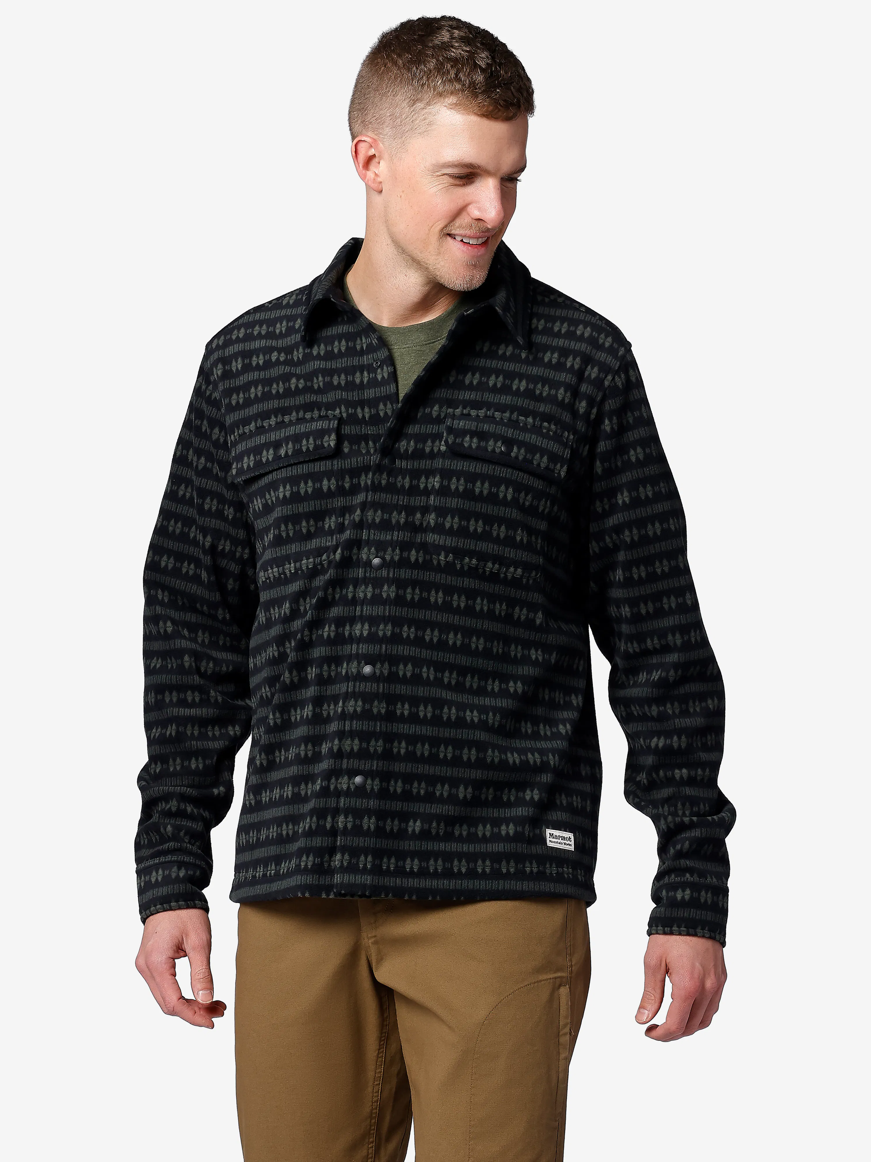 Black Geo Stripe