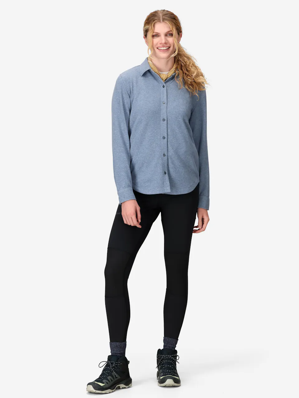 Wm's Alpine Haven Knit Flannel LS