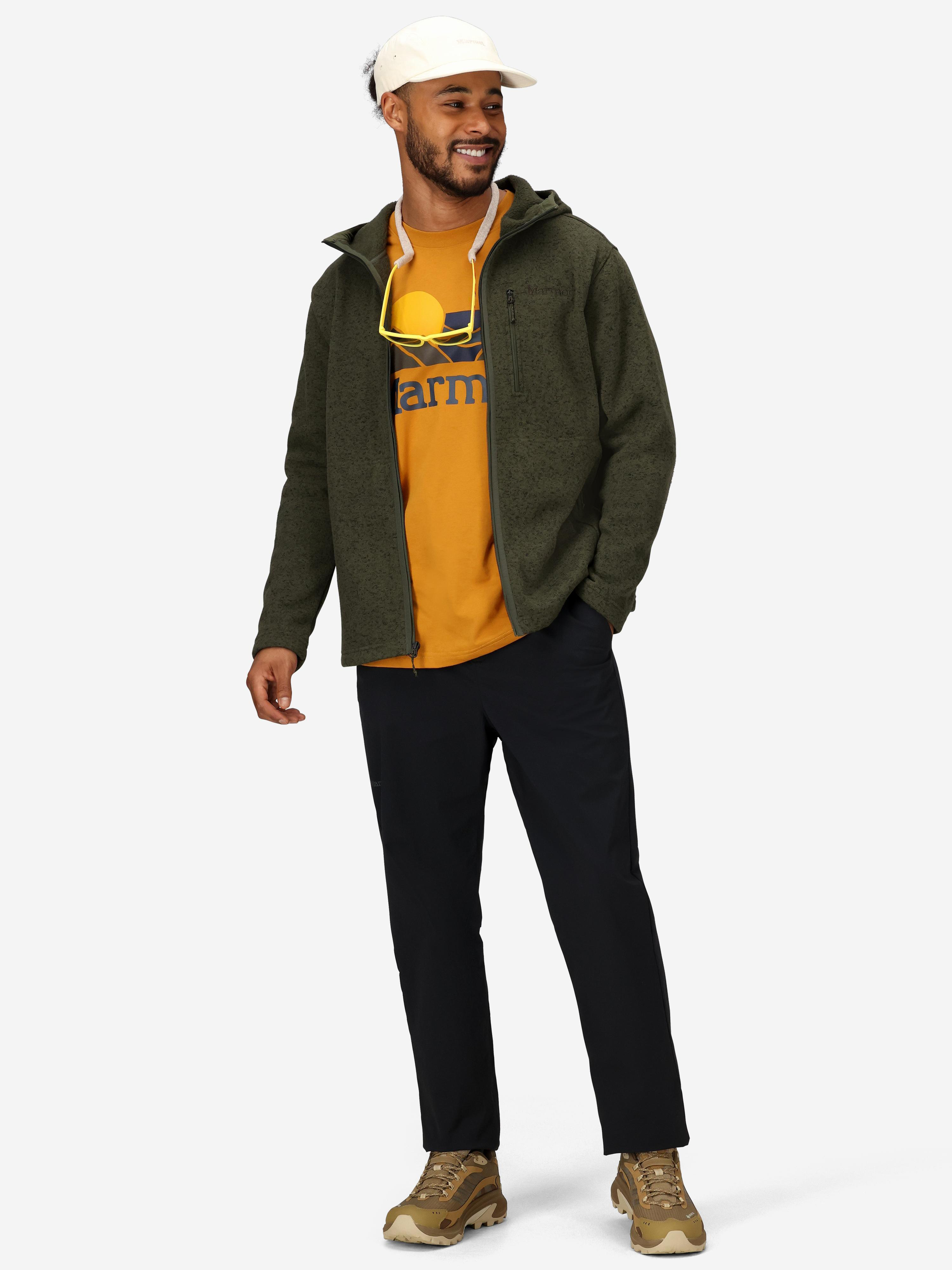 Men's Drop Line Sweater Fleece Full-Zip Hoody (Fall 2025) | Marmot