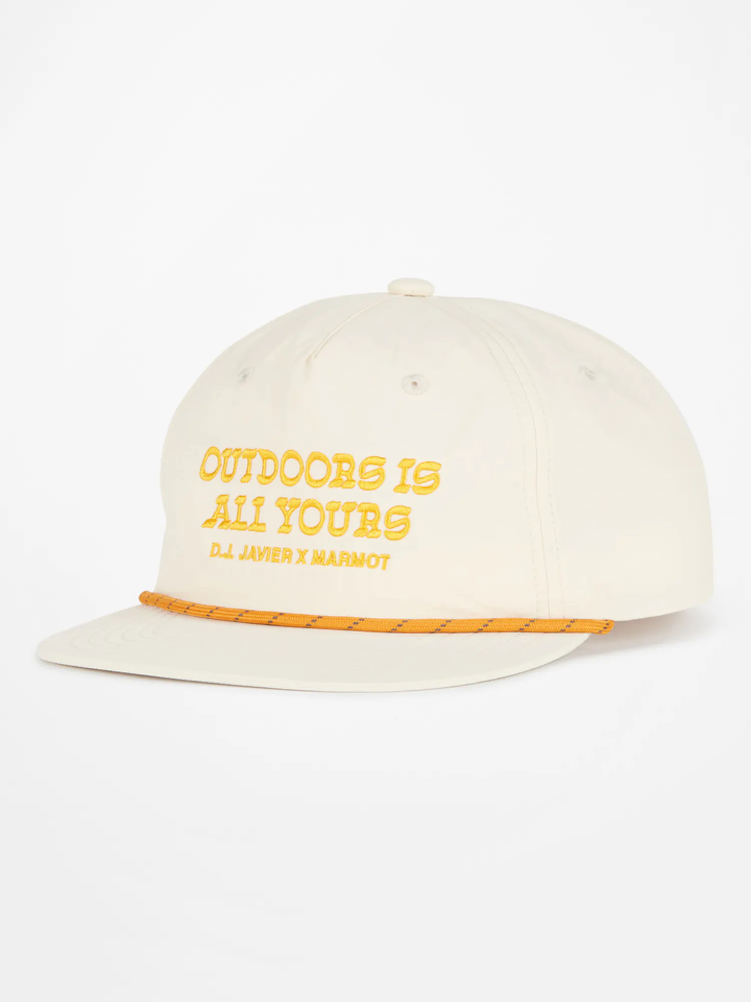 Marmot x DJ Javier "Outdoors Is All Yours" Nylon Cap Shirt in Papyrus