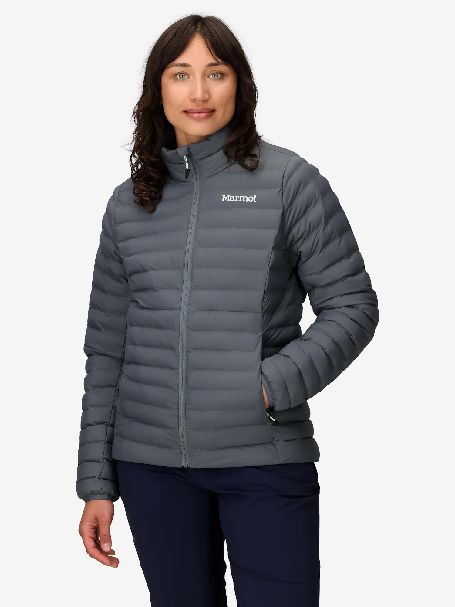 Marmot Women's Echo Featherless Insulated Jacket in Steel Onyx