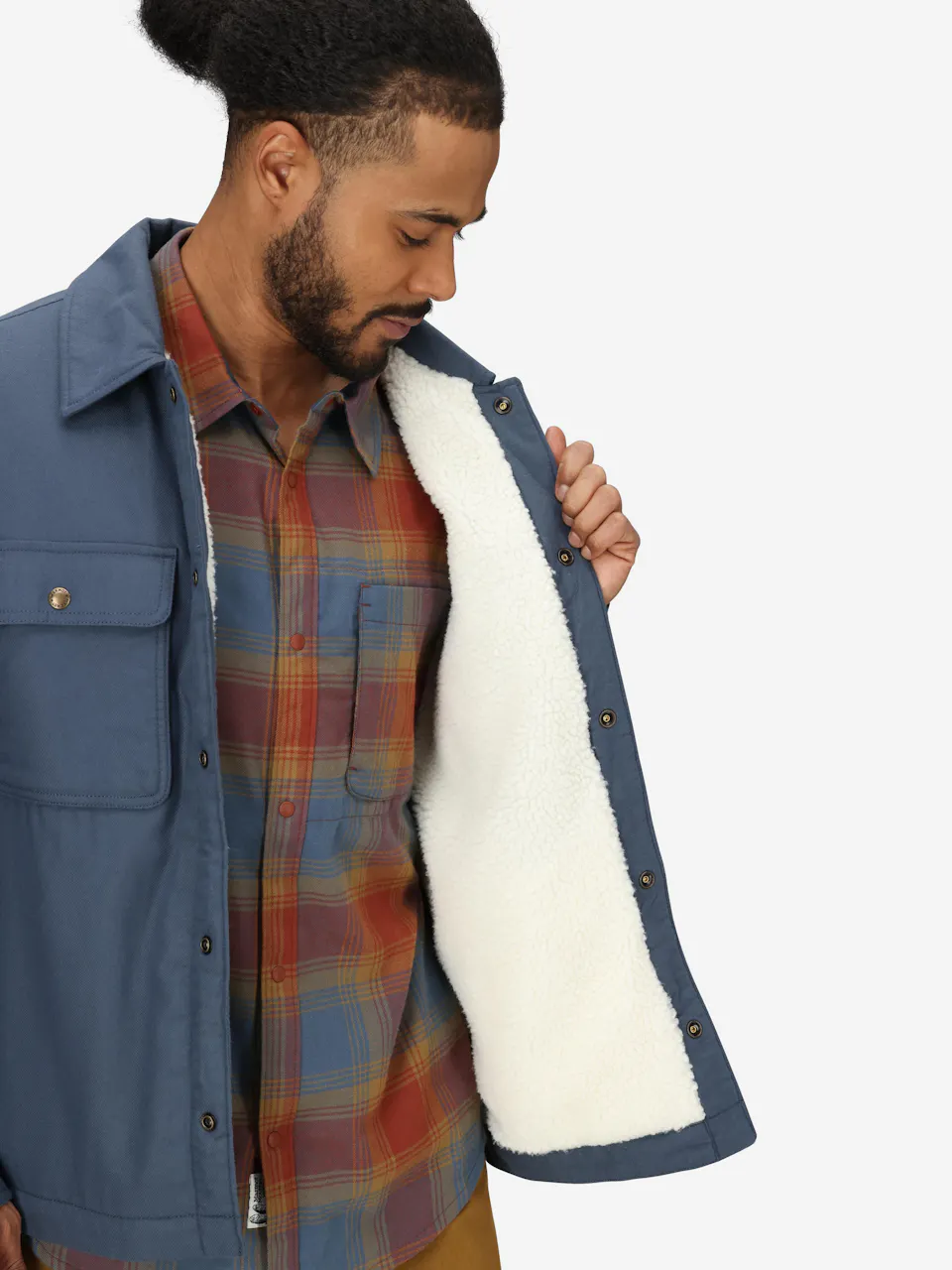 Ridgefield Sherpa Flannel Shirt Jacket