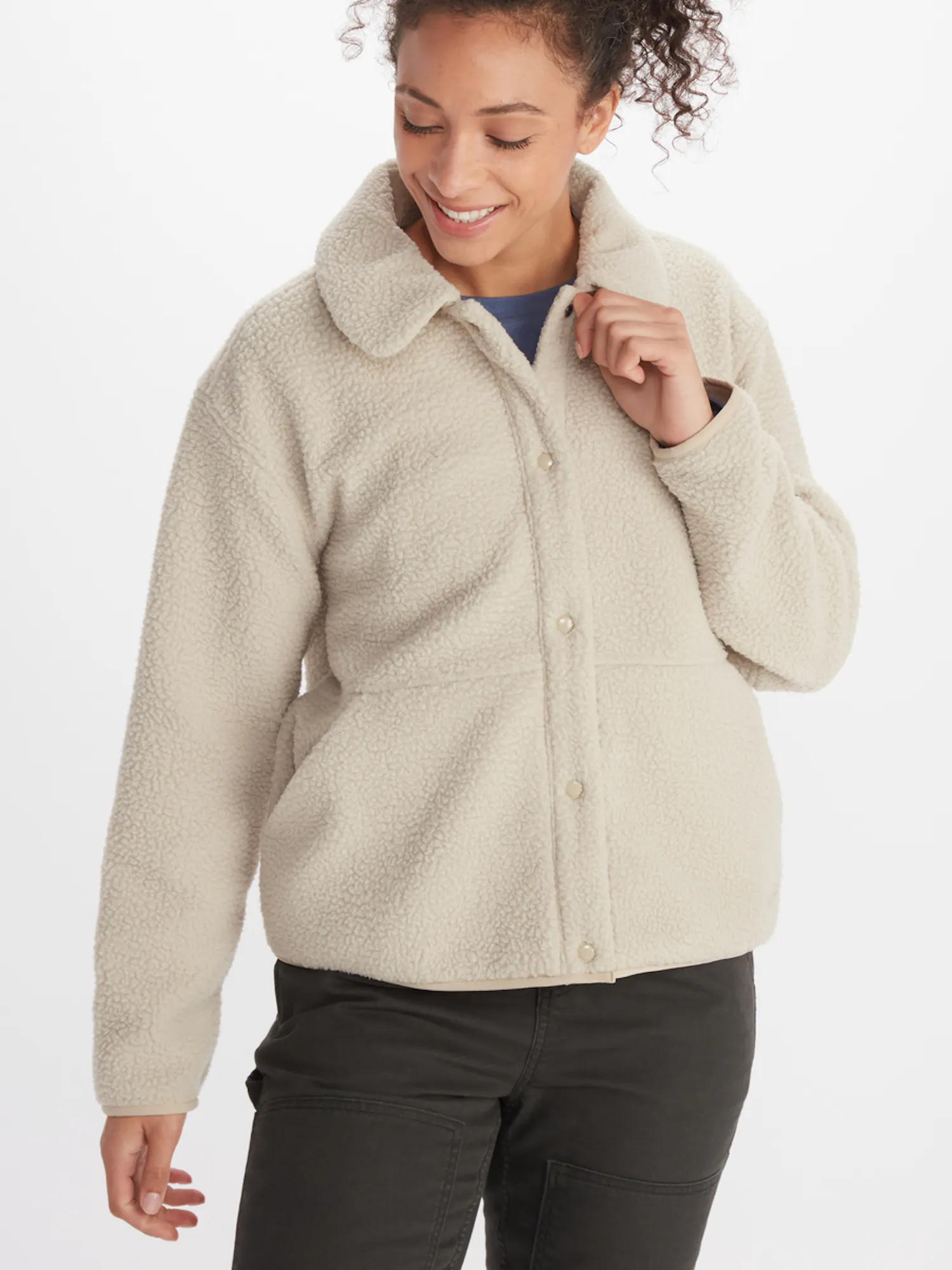 Marmot Women's Aros Fleece Jacket in Sandbar