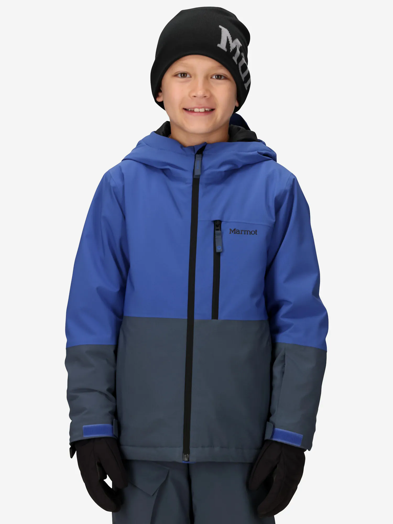 Marmot Kids' Snowline Insulated Jacket (Fall 2025) in Oxide Blue/Thunderhead