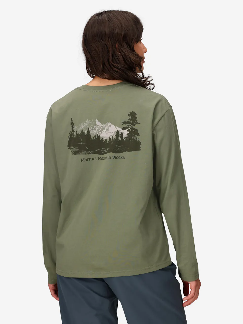 Wm's Mountainscape Tee LS