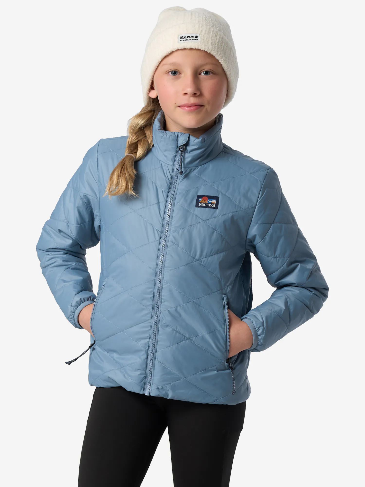 Marmot Kid's Onward Insulated Jacket in Hazy Blue