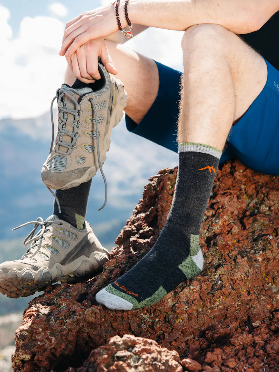 Hiker Boot Midweight with Cushion-Darn Tough Lime