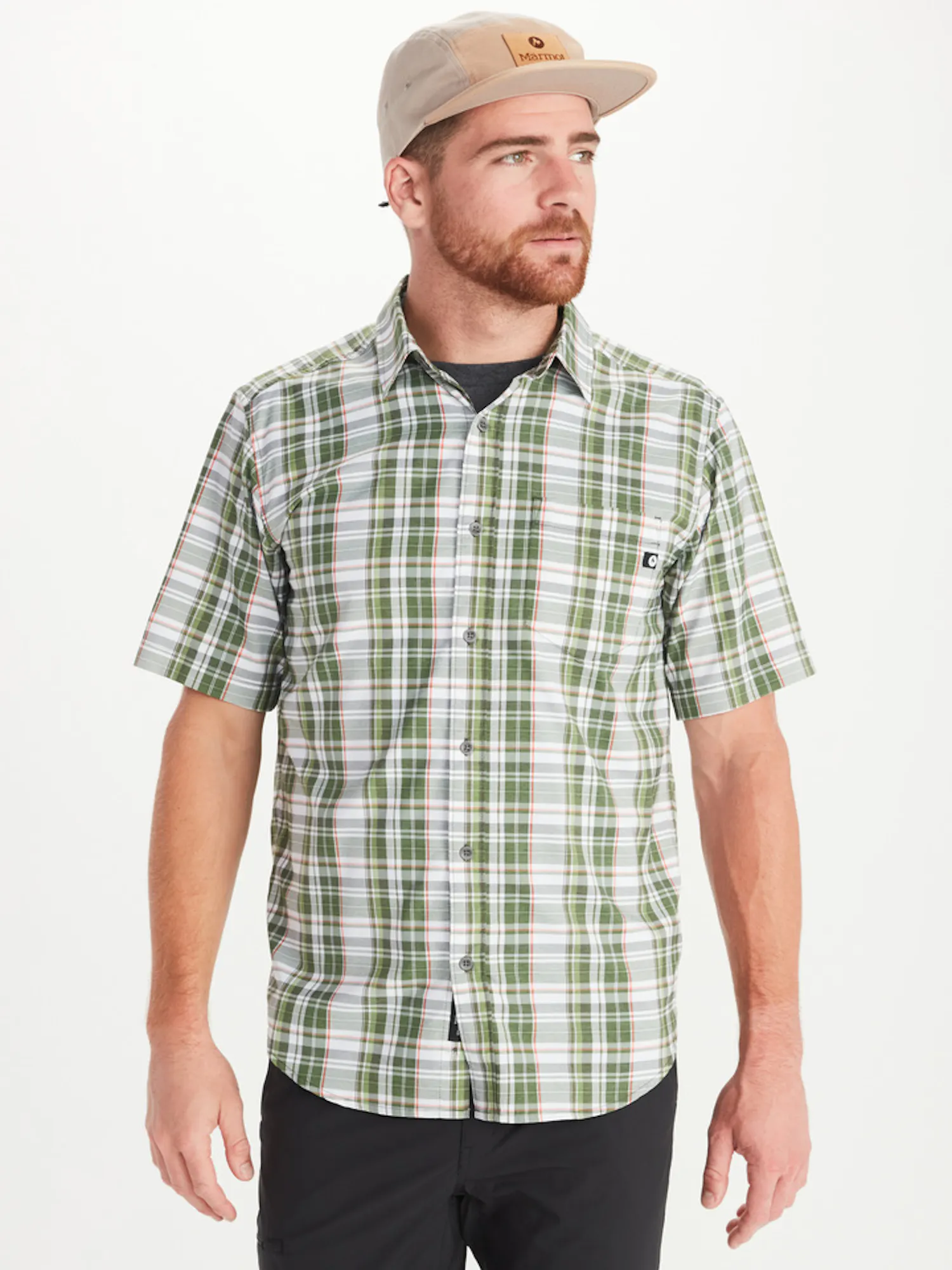 Marmot Men's Sugar Pine Short-Sleeve T-Shirt in Forest Green