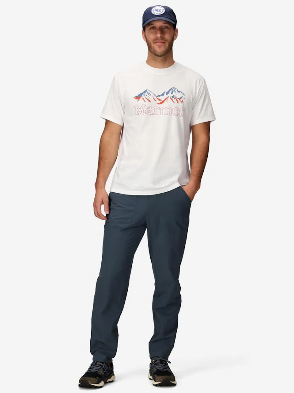 Peaks Line Drawing Tee SS