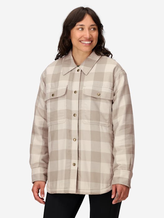 Women's Ridgefield Sherpa-Lined Flannel Shirt Jacket