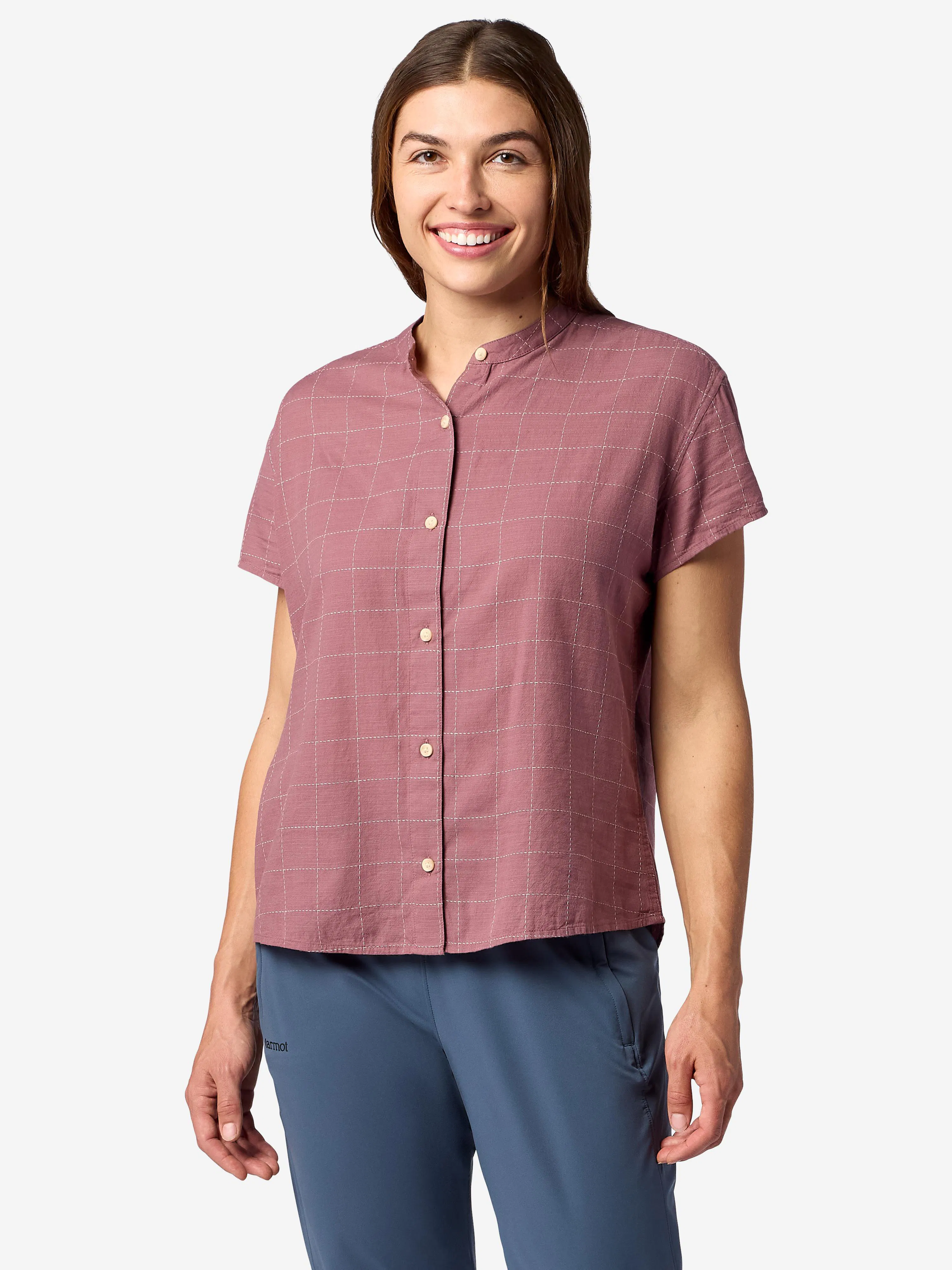 Light Mauve Global Plaid