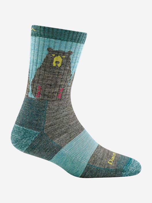 Darn Tough Women's Bear Town Micro Crew Lightweight Hiking Socks