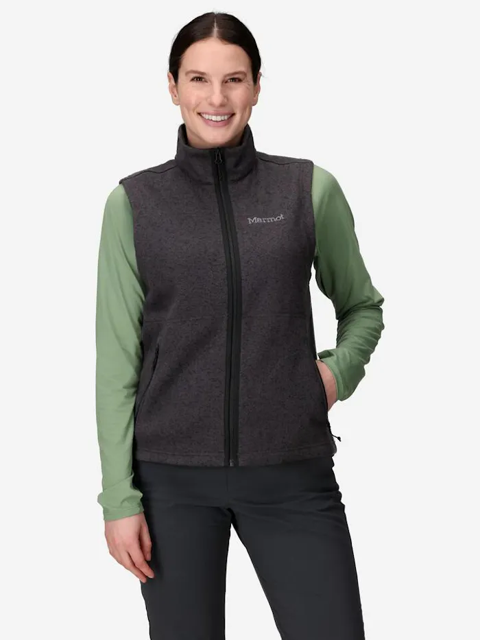 Women's Drop Line Sweater Fleece Vest