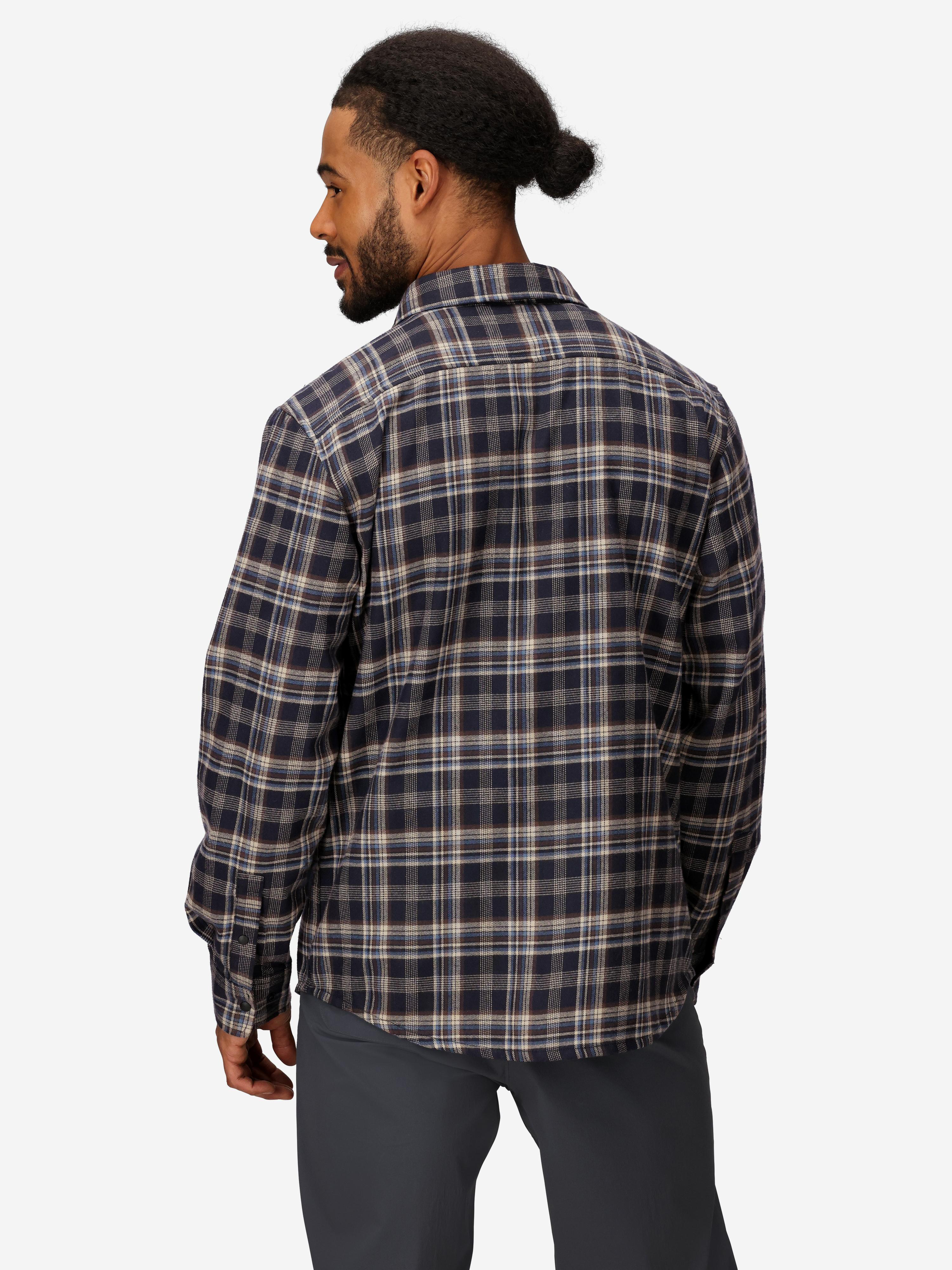Pensacola Men's 100% Cotton Flannel Plaid Shirt – Long Sleeve, Classic Lumberjack Style, Red/Blue/Black Plaid