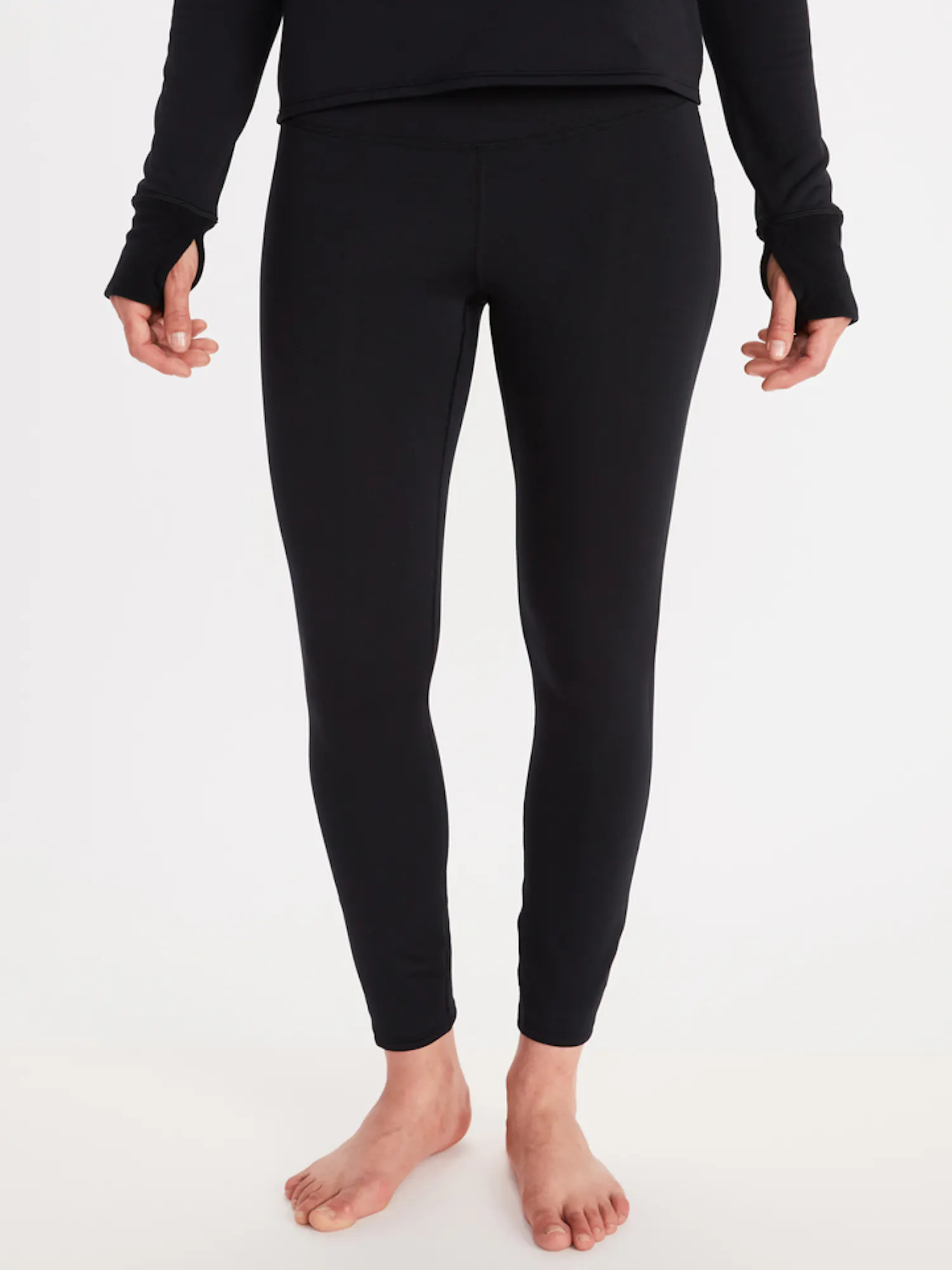 Marmot Women's Polartec® Baselayer 7/8 Tights in Black