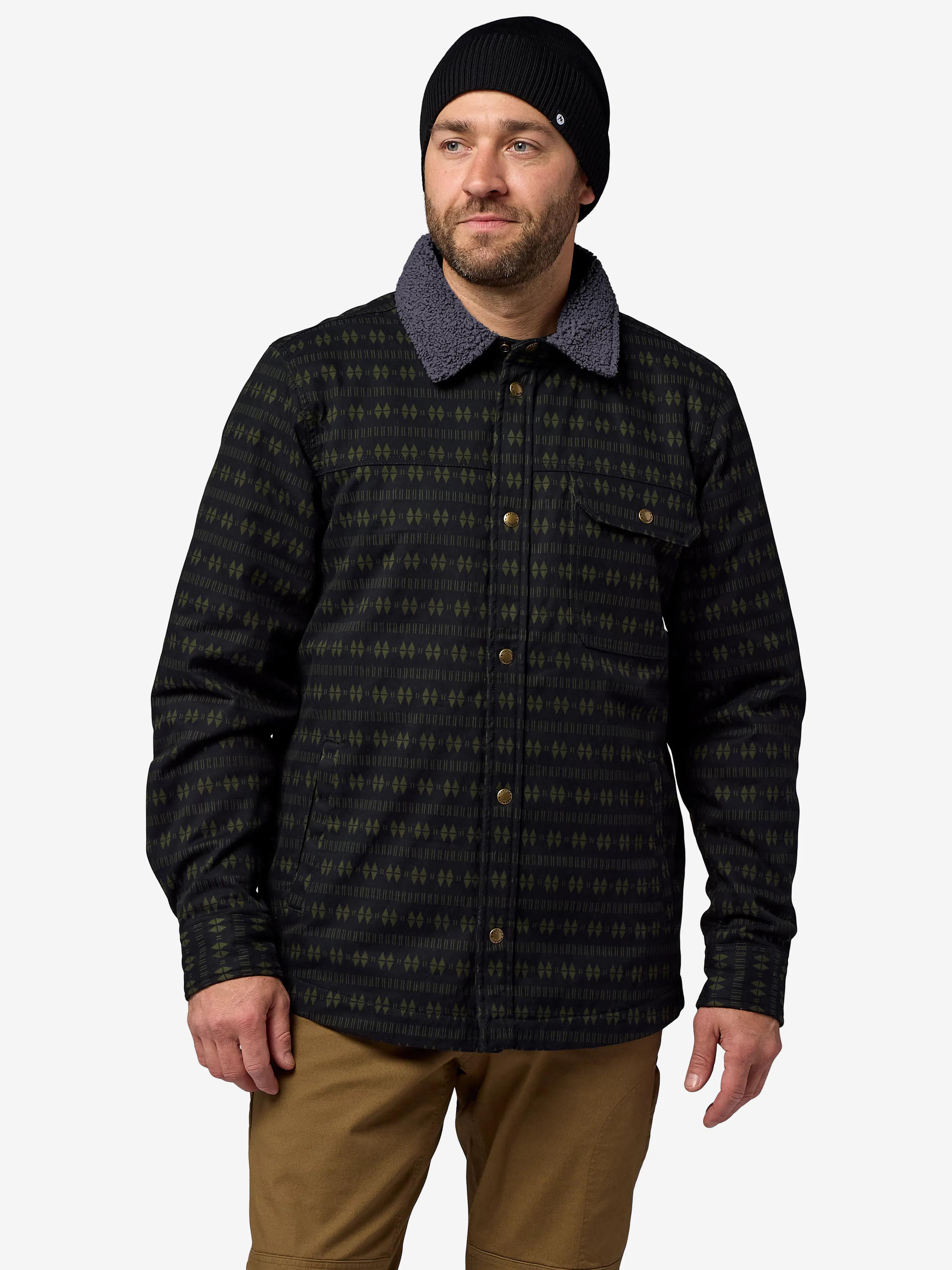 Black Geo Stripe
