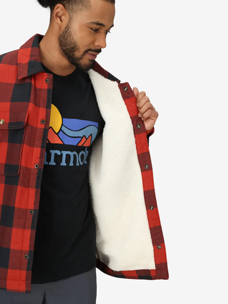 Ridgefield Sherpa Flannel Shirt Jacket