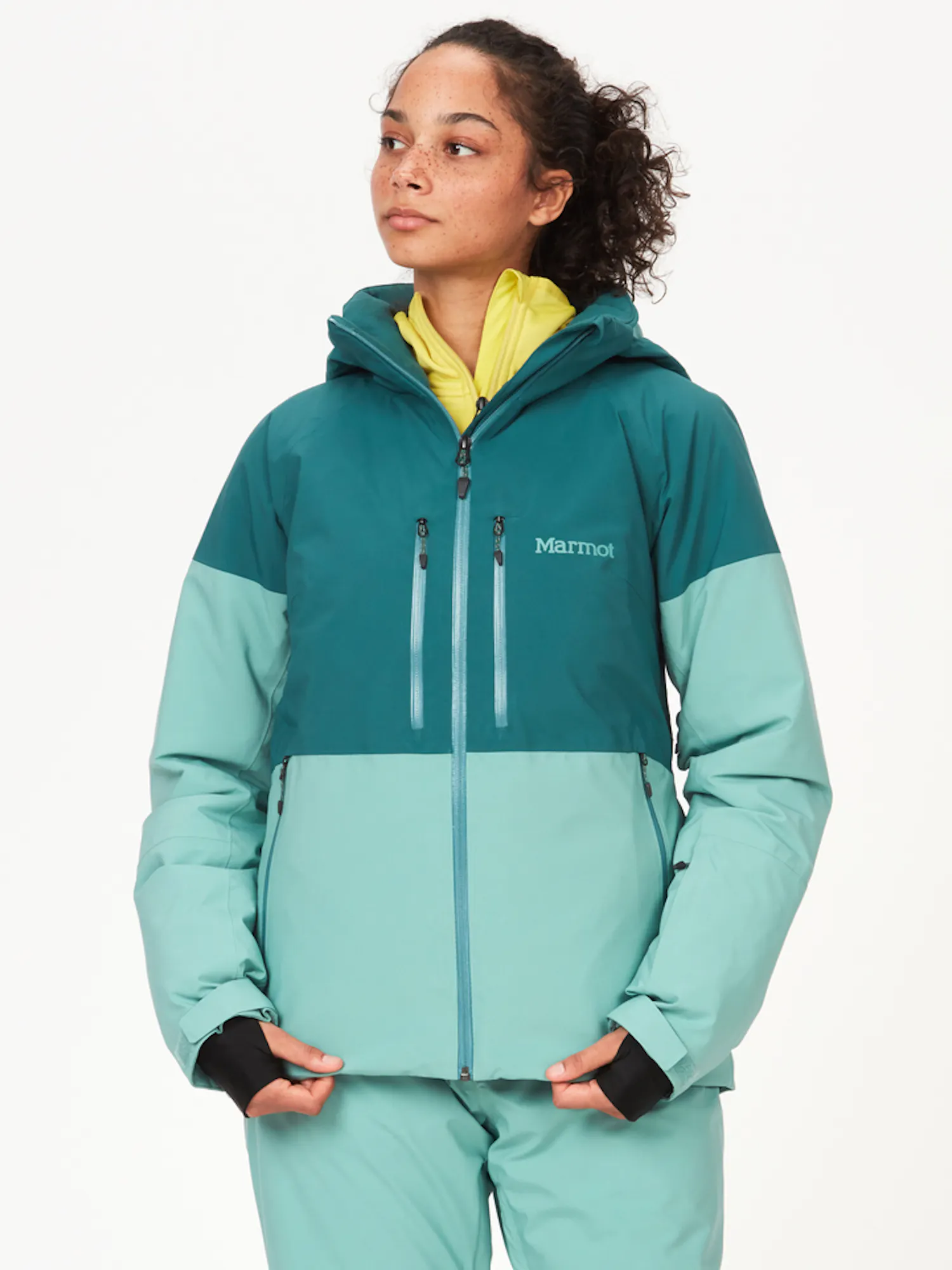 Marmot Women's Pace Jacket (2023) in Dark Jungle/Blue Agave