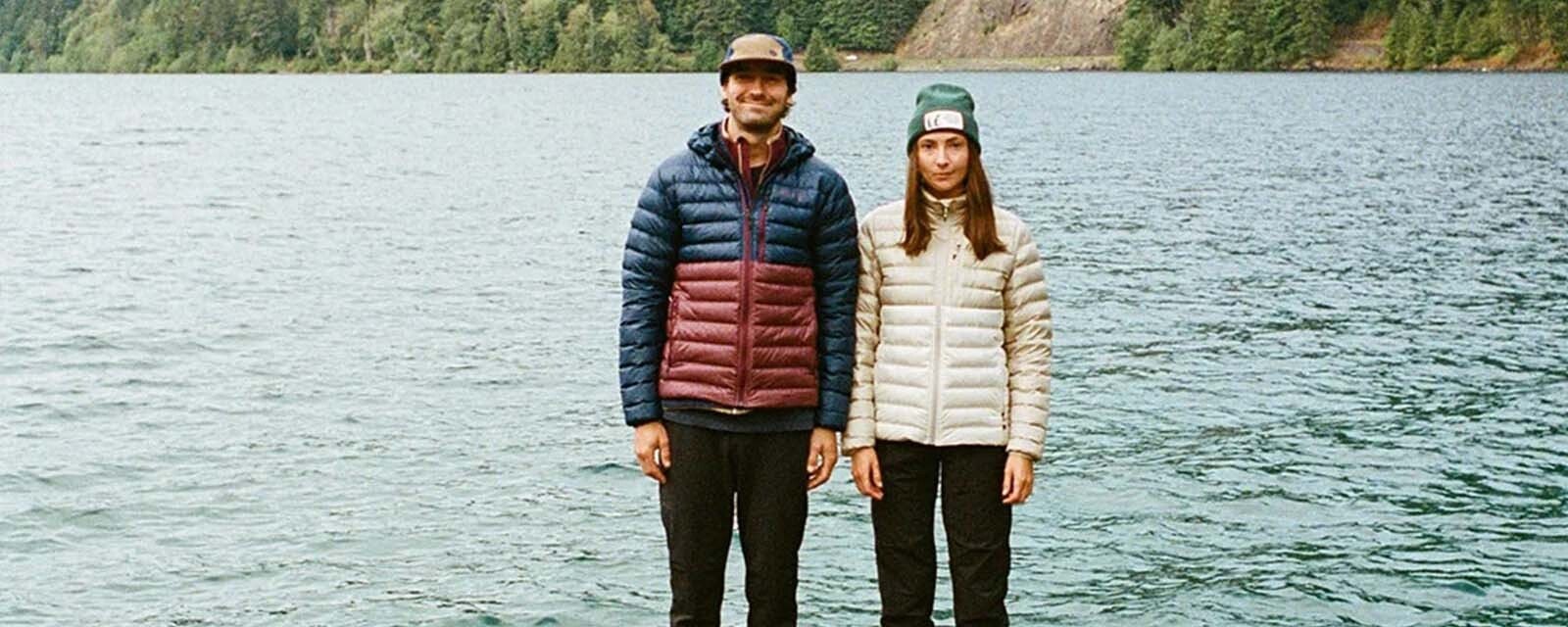 friends outdoor wearing assorted outdoor apparel