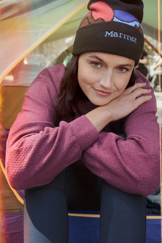 Women’s Ridge Tech Waffle Knit Mock Neck Pullover