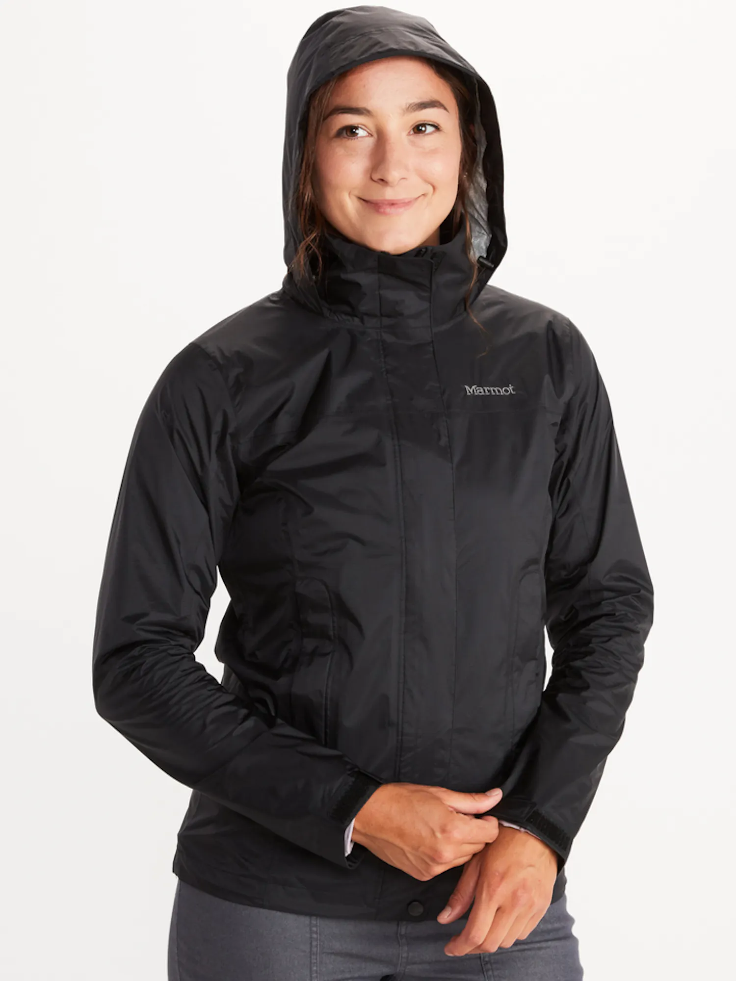 Marmot Women's PreCip® Eco Jacket (2023) in Black
