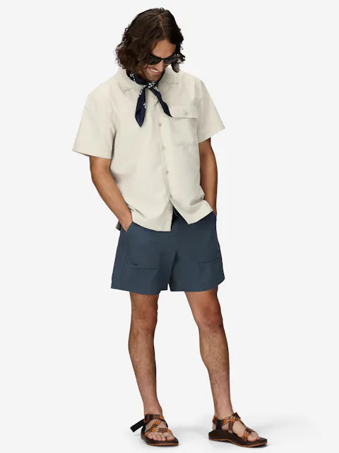 Men's AirExchange UPF 40 Short-Sleeve Camp Collared Shirt (Spring