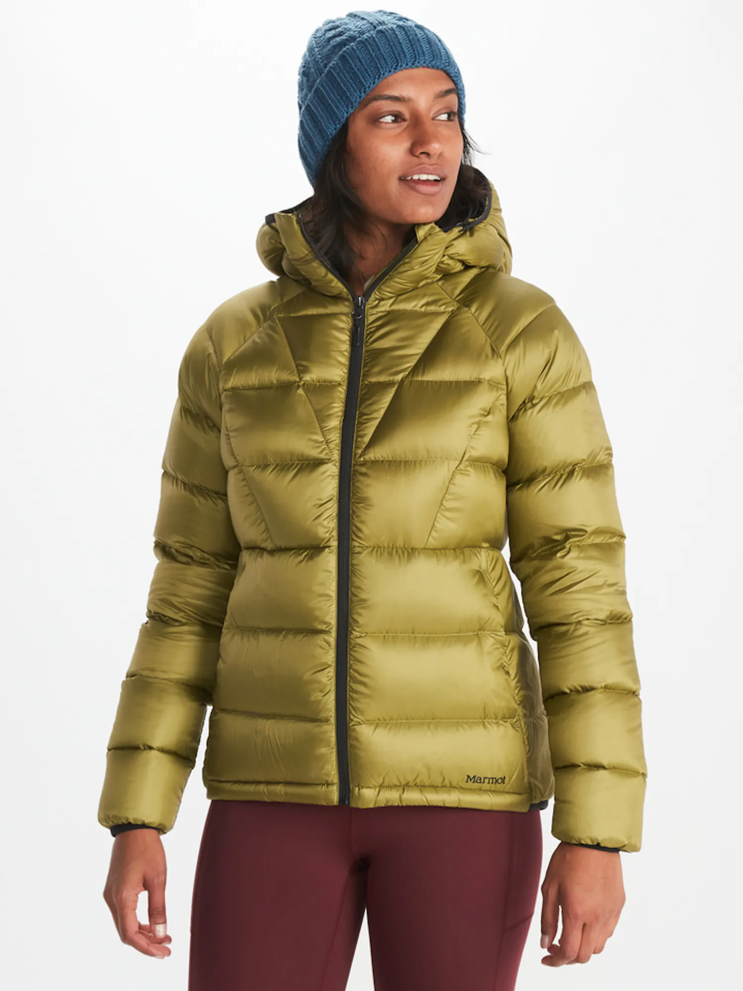 Marmot Women's Hype Down Hoody in Military Green