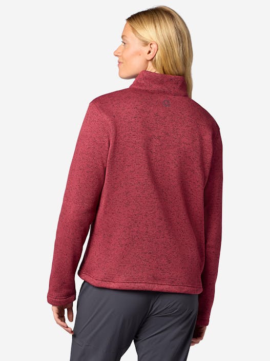 Women's Drop Line Sweater Fleece Half-Zip