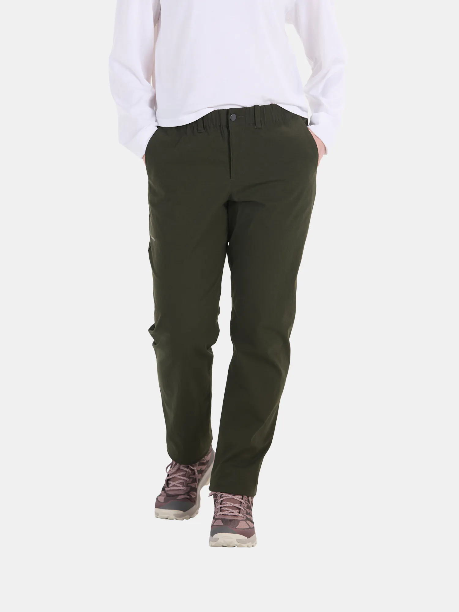 Marmot Women's Topanga Pants (Spring 2025) in Rosin Green | Cotton