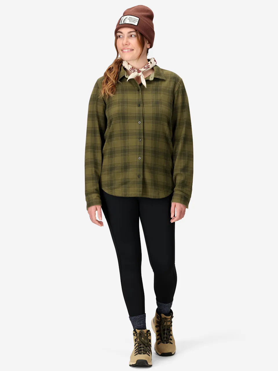Wm's Alpine Haven Knit Flannel LS